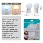 veilleuse led moderne enfant boule blanc rose prise eu changement couleur