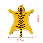 porte gobelet animaux imprimés créatif moderne adhésif rose jaune bleu marron tigre léopard