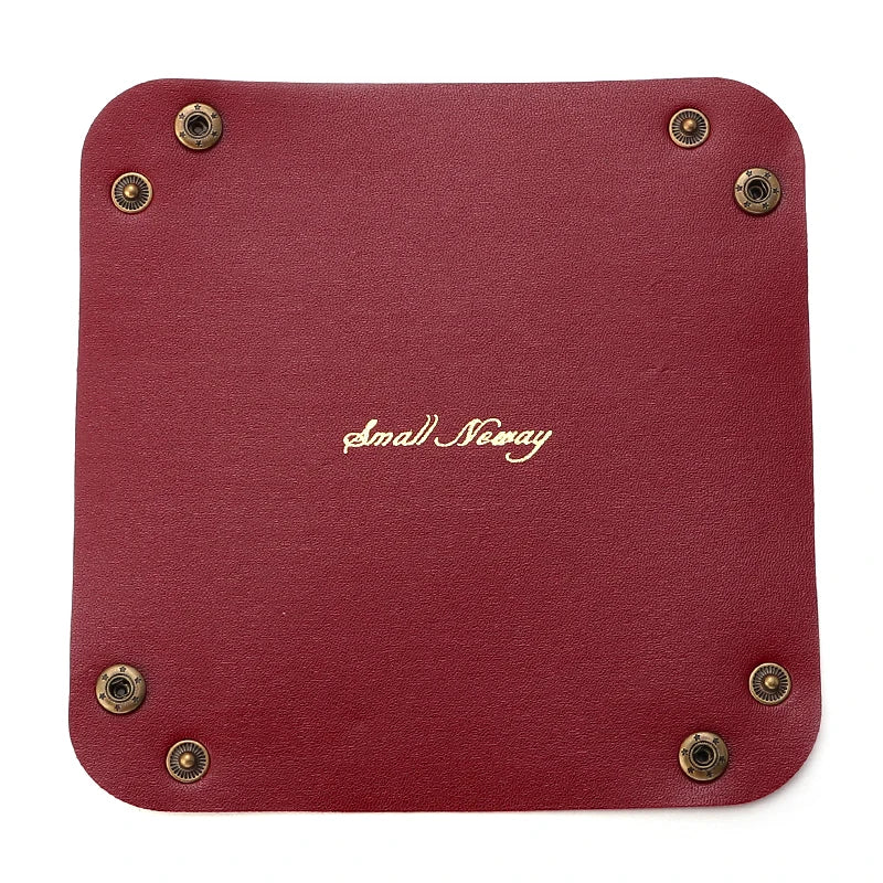 porte bijoux simili cuir moderne bleu marron rose violet beige blanc