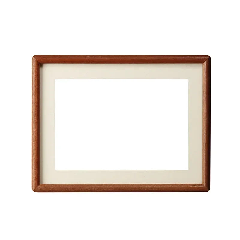 cadre photo bois naturel classique marron clair texture bois fenêtre photo minimaliste deco intérieure