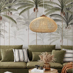 suspension lumineuse rattan tressé noir moderne rustique crochets câble électrique 60 80 cm