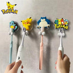 porte brosse dents murale pokemon pikachu squirtle bulbasaur ventouse salle bain
