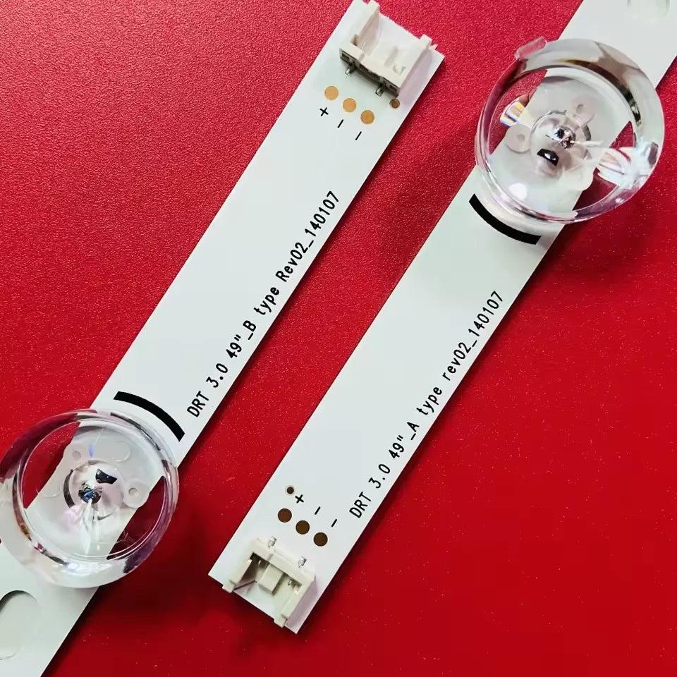 bande led rétro éclairage blanc connecteurs électriques modernes 975mm 6v