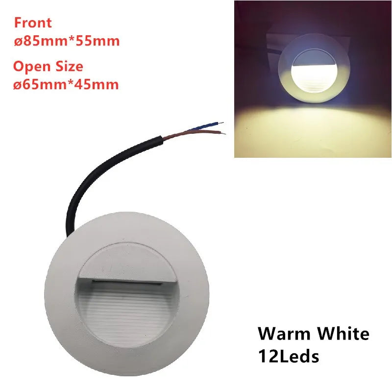 éclairage led mural contemporain blanc noir gris ip65 extérieur encastrable verre trempé