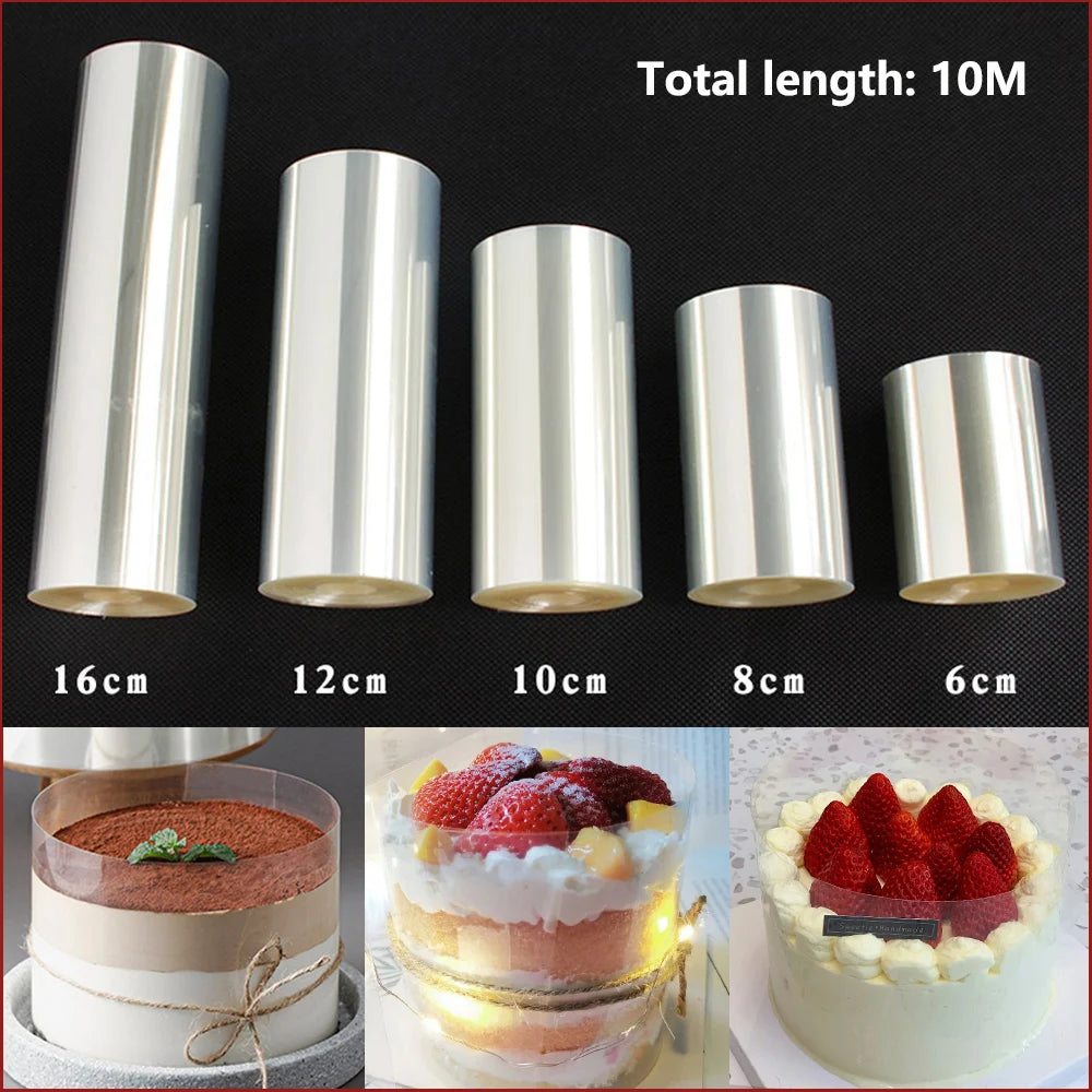 film protection gâteau transparent adhésif cake decorating mousse bord environnant moderne utilitaire