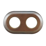 interrupteur rotatif moderne blanc marron foncé mat encastrable certification rohs cem