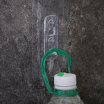 porte bouteille mural transparent moderne adhésif sans perçage utilisation multiple plat lisse fixeversible