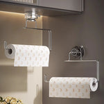 porte serviettes ventouse acier inoxydable transparent moderne crème noir géométrique cuisine rangement minimaliste