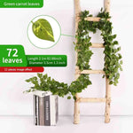 guirlande artificielle feuilles lierre vert décoration jardin intérieur fête mariage extérieur plante vigne