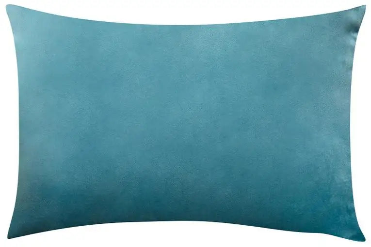 housse coussin velours uni 30x50 cm décoration salon canapé chambre moderne couleur violette