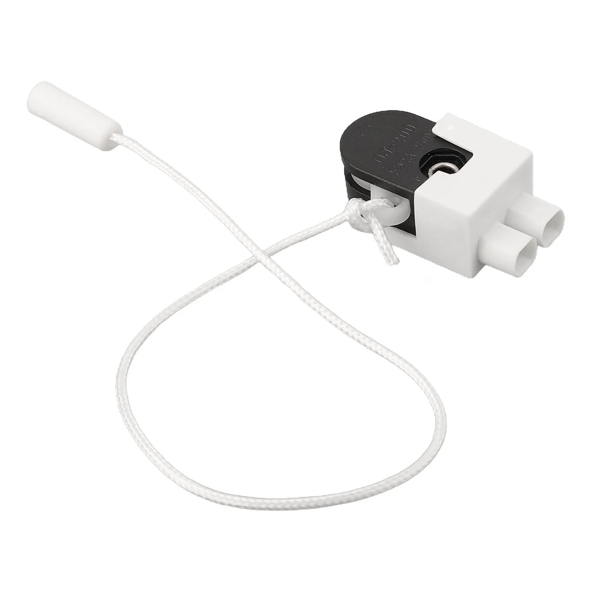 interrupteur fil blanc noir moderne câble bouton déclenchement opaque