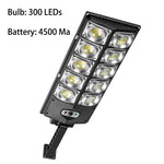 lampe rue led solaire détecteur mouvement moderne sans fil 10000 lumens
