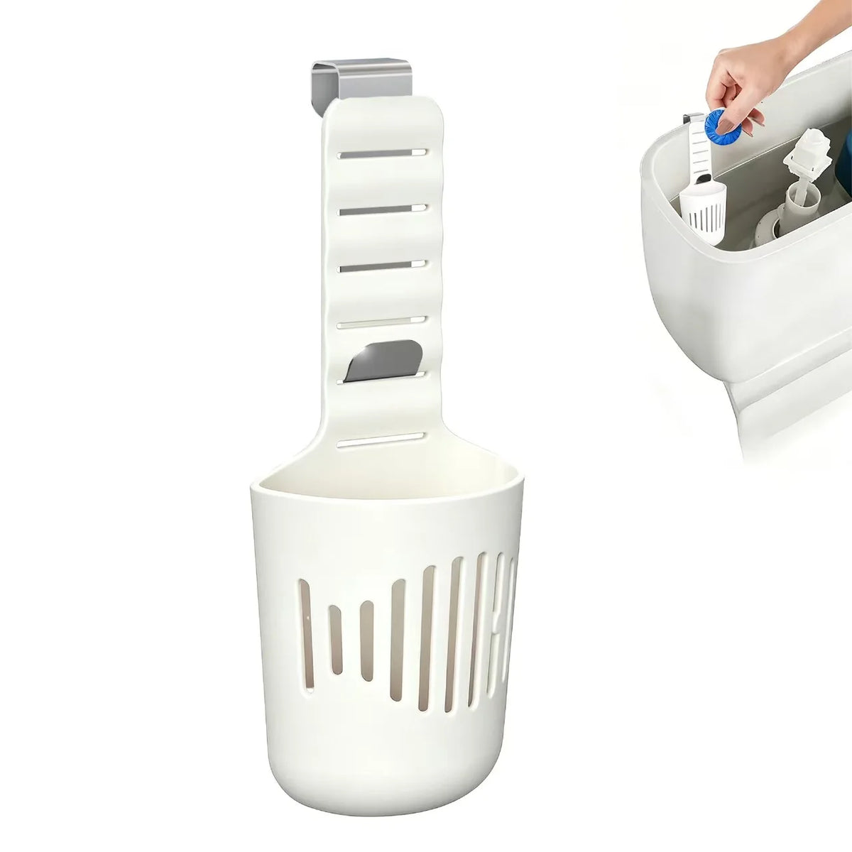 pince tablette nettoyage moderne bleu noir blanc perforations clips métalliques respectueux environnement