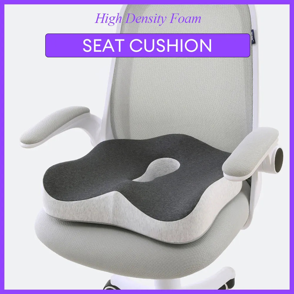 coussin siège bébés mousse mémoire forme polyester gris noir texture tissée confortable amovible lavable