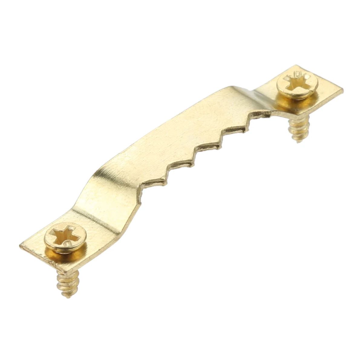 clips fixation métal dents scie or noir vis utilitaires 45x8mm 43x7mm