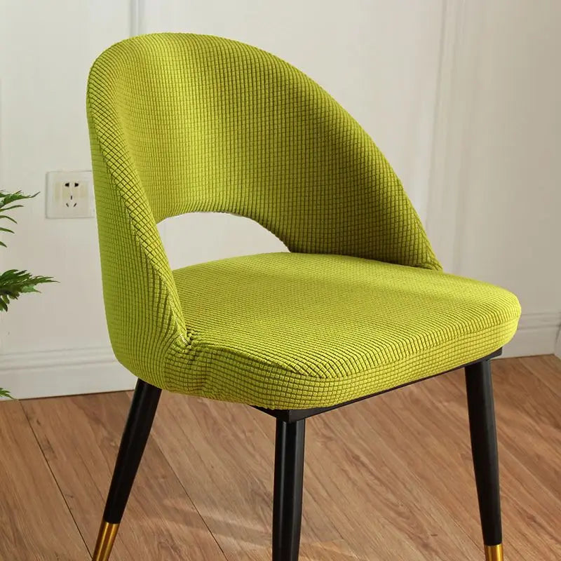 chaise moderne tissu petits points rose clair vert menthe bleu marine beige clair jaune