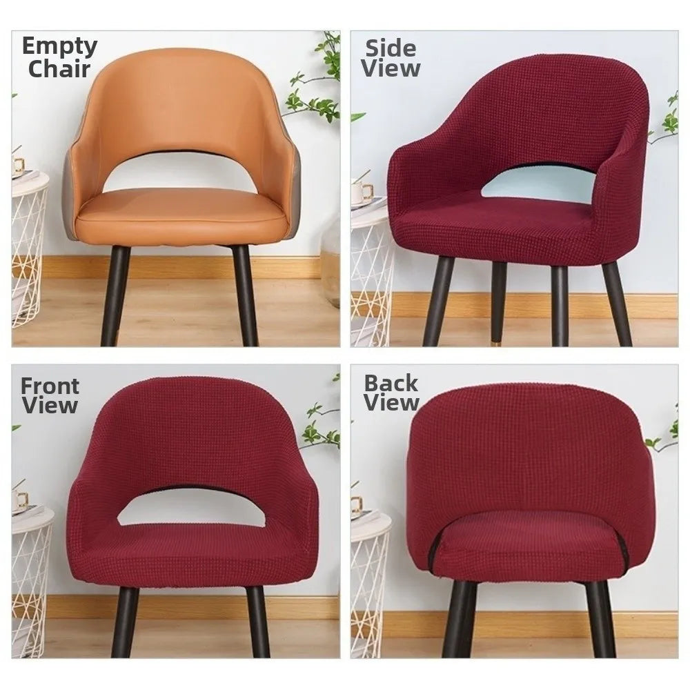 housses chaise moderne marron noir gris bleu rouge tissu carreaux extérieur accueil polyester