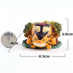 pots fleurs résine dessin animé succulentes cache plantes motifs animaux créatif orange gris vert