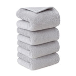serviettes coton douces absorbantes blanc gris noir velours modernes minimalistes crochets support mural