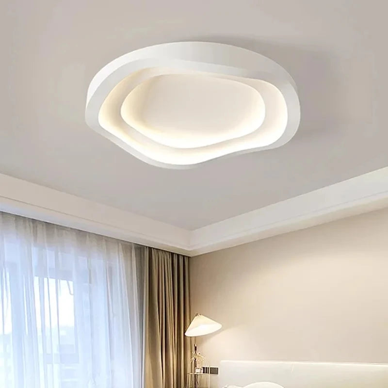 luminaire blanc moderne rideau fenetre chambre lumière led abs acrylique