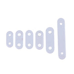 plaques fixation coton blanc opaques modernes 10 pièces