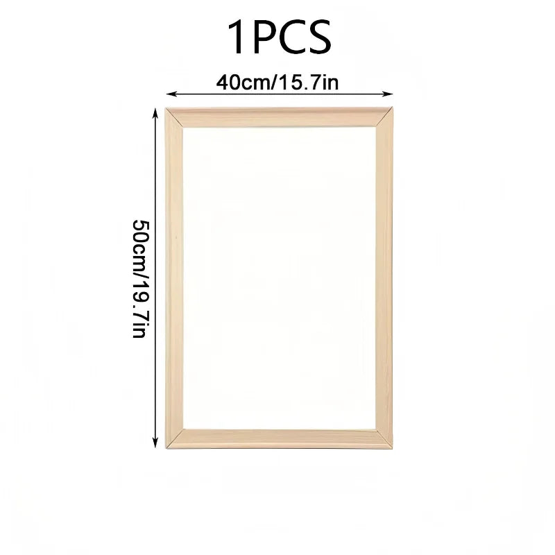 cadres mural bois naturel classique 30x30cm 30x40cm 40x40cm 40x50cm 50x50cm