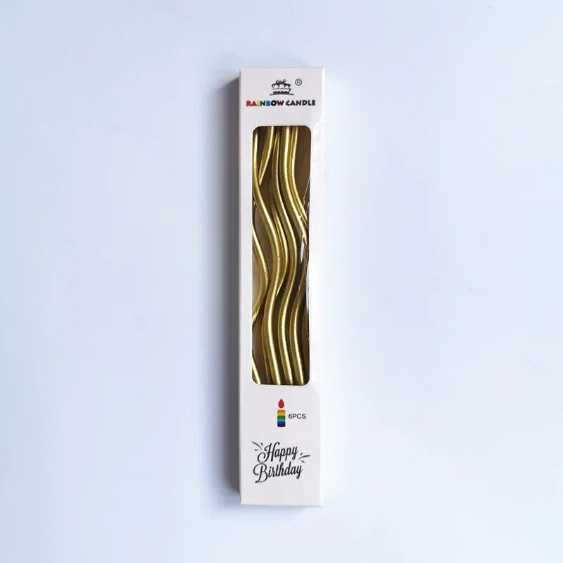 bougies colorées twisté moderne boîtes rangement diverses couleurs