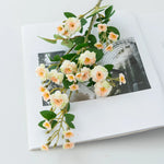 bouquet artificiel marguerites fleurs soie modernes intérieur décoration mariage anniversaire baby shower