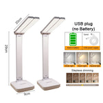 lampe pliable rechargeable led sans fil blanc moderne interrupteur tactile luminosités