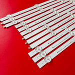 bandes led 47 pouces lumineuses rondelles blanches éclairage spécial moderne 94cm 12 pièces