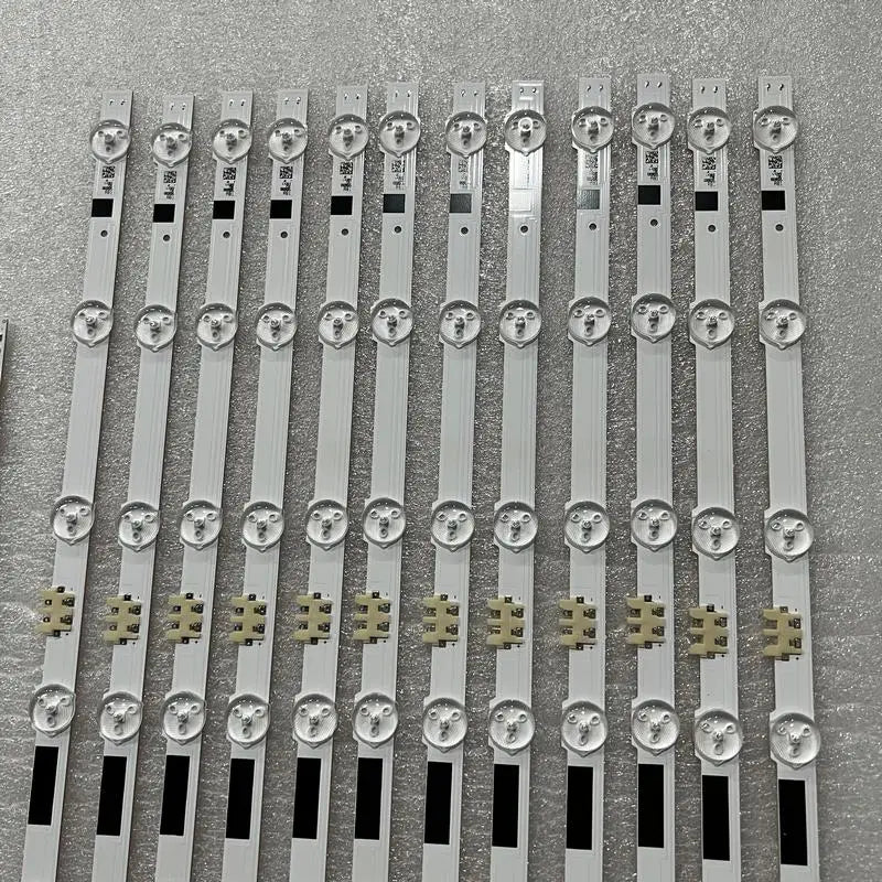 bandes led rétro éclairage téléviseur argenté moderne connecteurs boutons