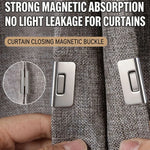 boucle magnétique rideau clips argenteux empêche ouverture moderne sans perçage lumière chambre