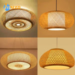lampe suspendue moderne rustique rotin naturel salon chambre e27 plafonnier boîte opaque chaînes