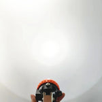 lampe torche led orange mat pratique clips batterie manuel d'utilisation