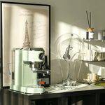 lampe table led transparente moderne interrupteur bouton éclairage minimaliste chromé chambre