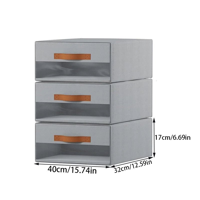 Boîte de rangement literie de style tiroir jaune clair