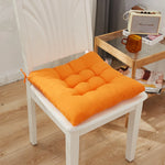 coussin carré moderne rose clair uni lavable amovible anti dérapant mousse pu tissu 40x40cm