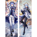 coussin anime illustration détails floral couverture double face polyester peachskin zip