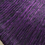 ruban plissé brillant polyester moderne élégant bleu gris rose violet blanc