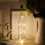 guirlande lumineuse blanc chaud fil cuivre moderne adhésif led noël 20 50 têtes