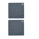 tapis protection cuisine silicone rouge gris moderne texture hexagonale imperméable anti brûlure