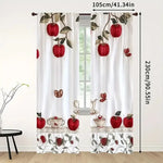 rideau blanc motif appliques classique 105x230cm polyester moderne chambre salon