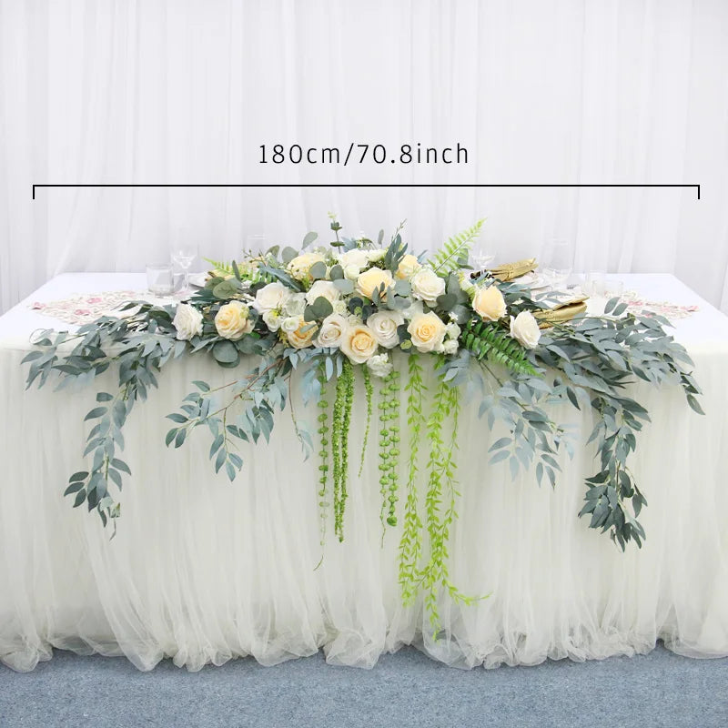 Guirlande vigne artificielle blanche pour centre de table