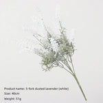 Bouquet artificiel violet fleurs lavande decoration mariage anniversaire intérieurextérieur