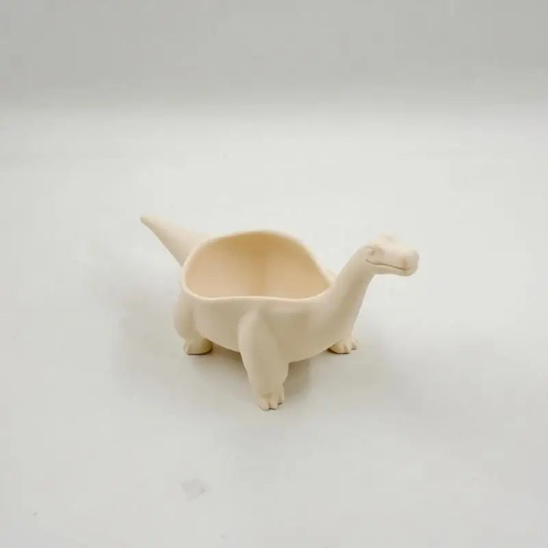 cache pot forme dinosaure gris sculpté relief créatif plante opacité décoration multifonctionnelle