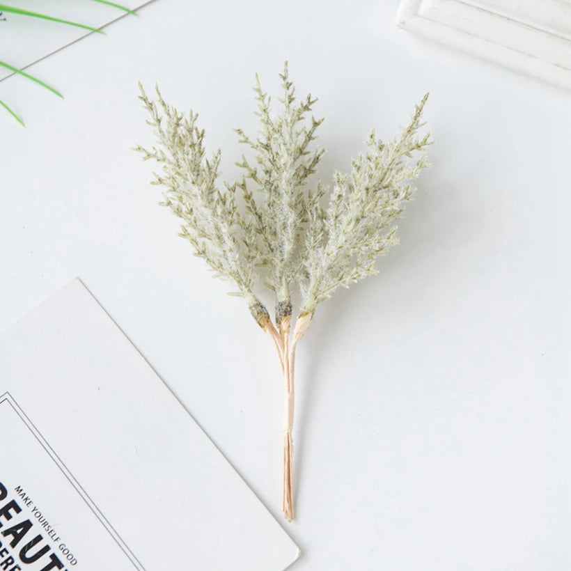 plumes séchées décoratives dorées argentées blanches rose pâle gris mariage fête maison rustique