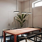 suspension lumineuse ronde moderne minimaliste aluminium blanc noir bleu salon cuisine chambre