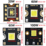 lumière led scénique froide blanc 100w 400w moderne technologie connecteur électrique