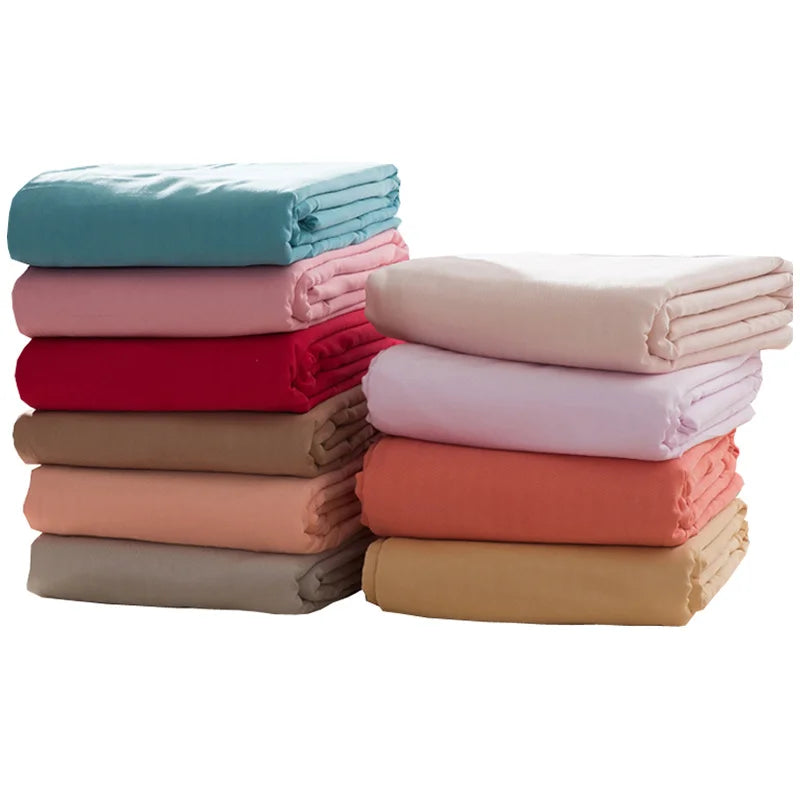 tissu coton uni moderne turquoise rose rouge marron beige orange housses couette taies oreiller
