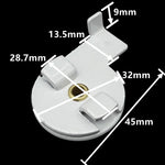 support motorisé blanc moderne rideau actuateur fixation 9mm 13.5mm 28.7mm 32mm 45mm